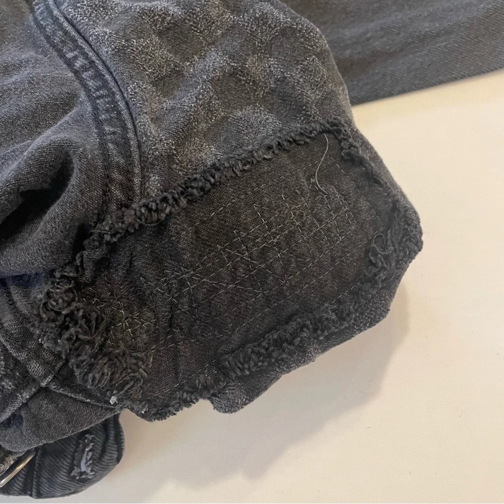 Cynthia Shadow Checker High Rise StraightJeans . Size 24 (US 0/00). Repaired.